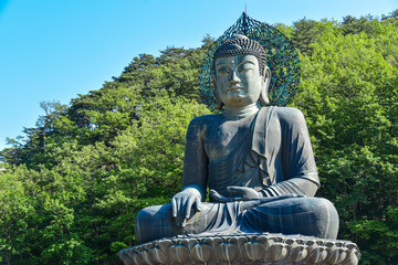 Fototapeta premium Big Buddha Statue at Sinheungsa Temple in Kangwon Province 
