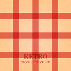 Retro textile background with red stripes