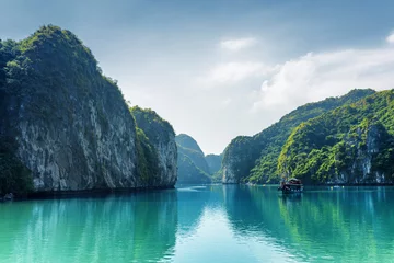  Beautiful view of lagoon in the Ha Long Bay, Vietnam © efired