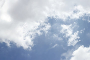blue sky with cloud