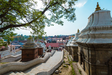 Pashupatinath temple complex on Bagmati River in Kathmandu Valley, Nepal