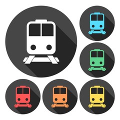 Train icon vector