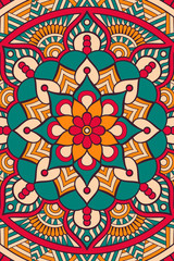 Vector indian Mandala background