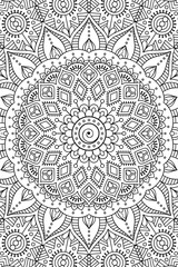 Vector indian Mandala background