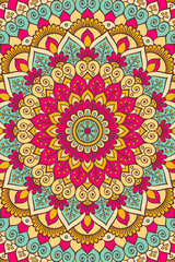 Vector indian Mandala background