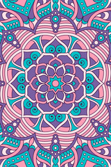 Vector indian Mandala background