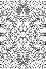 Vector indian Mandala background