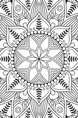 Vector indian Mandala background
