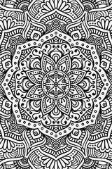 Vector indian Mandala background