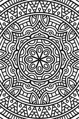 Vector indian Mandala background