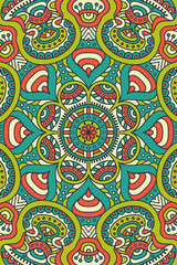 Vector indian Mandala background