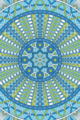 Vector indian Mandala background