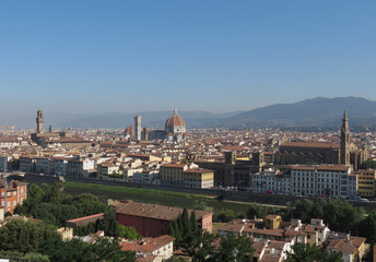 Florence cityscape panorama