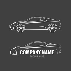 Fototapeta premium Sketchy car logos