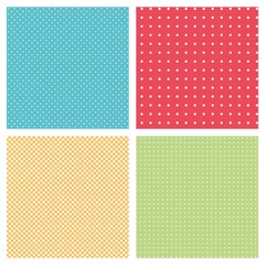 Dotted patterns in different colors