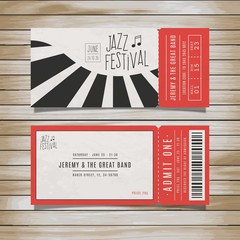 Tickets for jazz festival