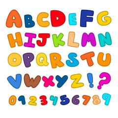 Colorful alphabet