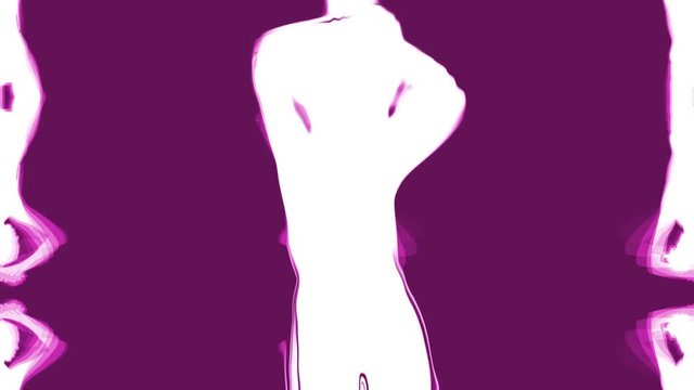 sexy dancer shadow, silhouette