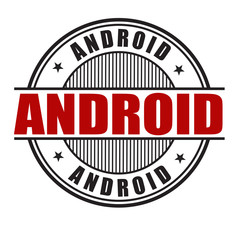 Android grunge rubber stamp