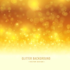 Yellow glitter background