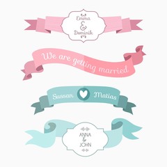 Wedding ribbons collection