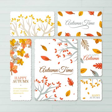 Autumn time stationery