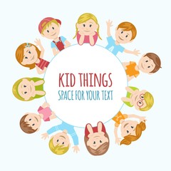 Kid things illustration