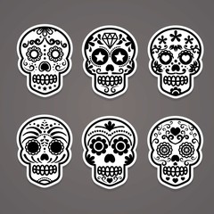 Sugar skulls labels