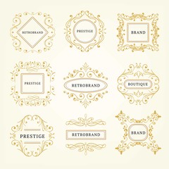 Ornamental logos collection