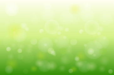 Green bokeh abstract light background.
