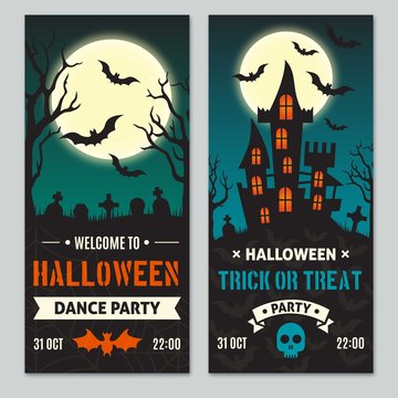 Halloween banners pack