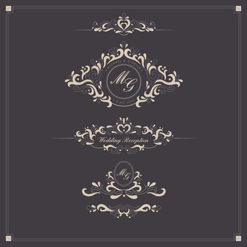 Ornamental Wedding Logos