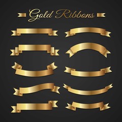 Golden ribbons