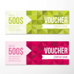 Geometrical Voucher Pack