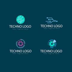 Techno logos pack