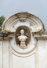 Rotonda di Goethe  in Garden of Villa Borghese. Rome, Italy