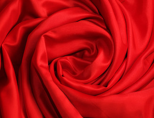 Obraz premium Smooth elegant red silk