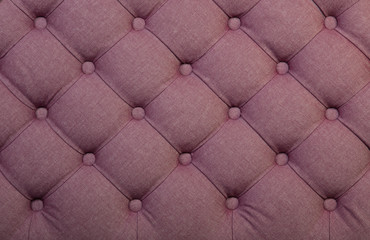 Pink capitone tufted fabric upholstery texture