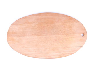 cutting board on a white background