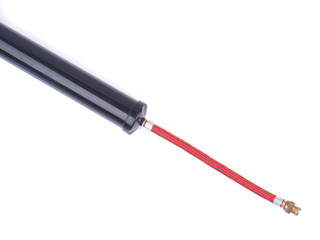 pump for bike on a white background