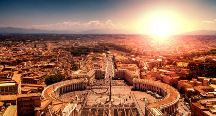 Fototapeta premium Rzym z góry