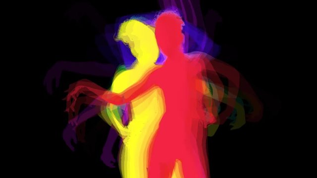sexy dancer shadow silhouette