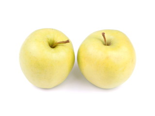 apples on a white background