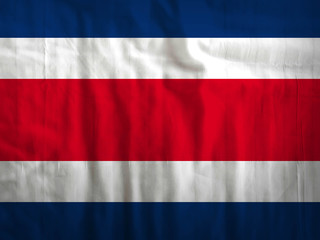 Fabric Costa Rica flag background