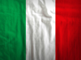 Fabric Italy flag background