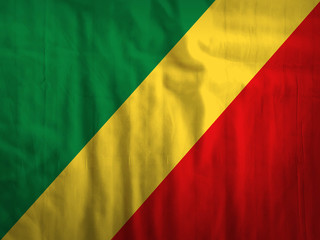 Obraz premium Fabric Republic of the Congo background
