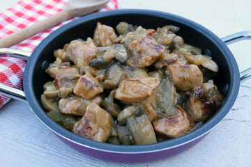 sauté de porc sauce champignons 09082016