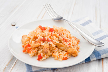 cod stew with rice ready to eat