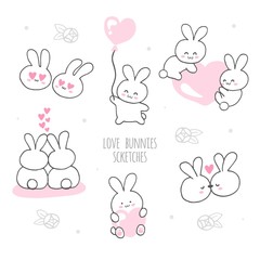 Love bunnies sketches