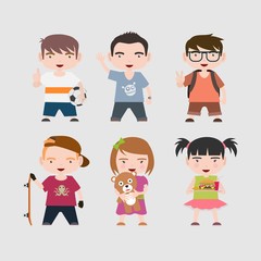 Modern children pack